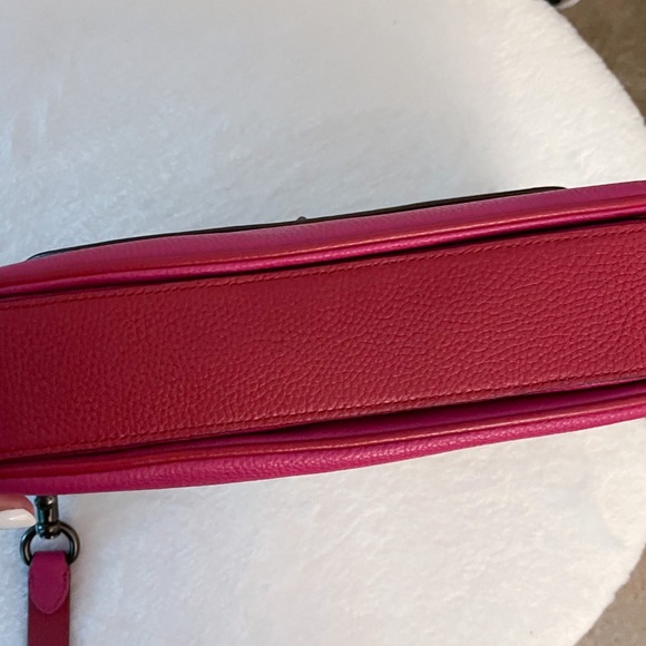 Coach Cassie Crossbody In Signature Blocking Tan/Pink/Silver - Picture 4 of 5